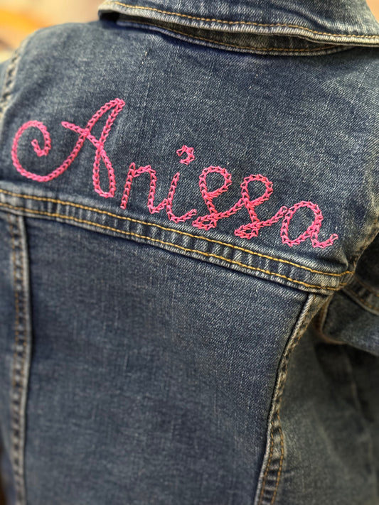 Custom Stitch Denim Jacket