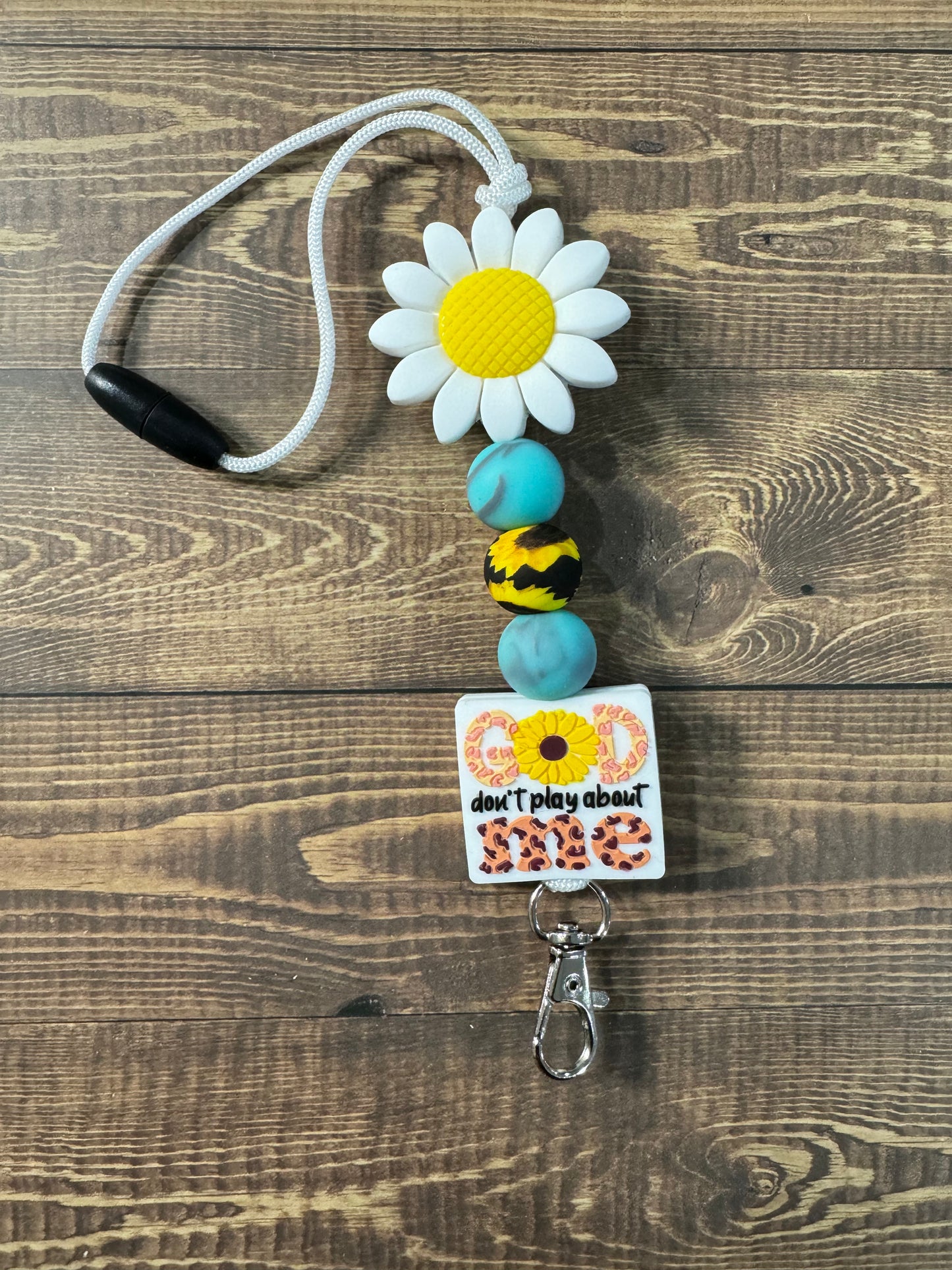 God Don’t Play About Me Car Charm/Freshie Hangar