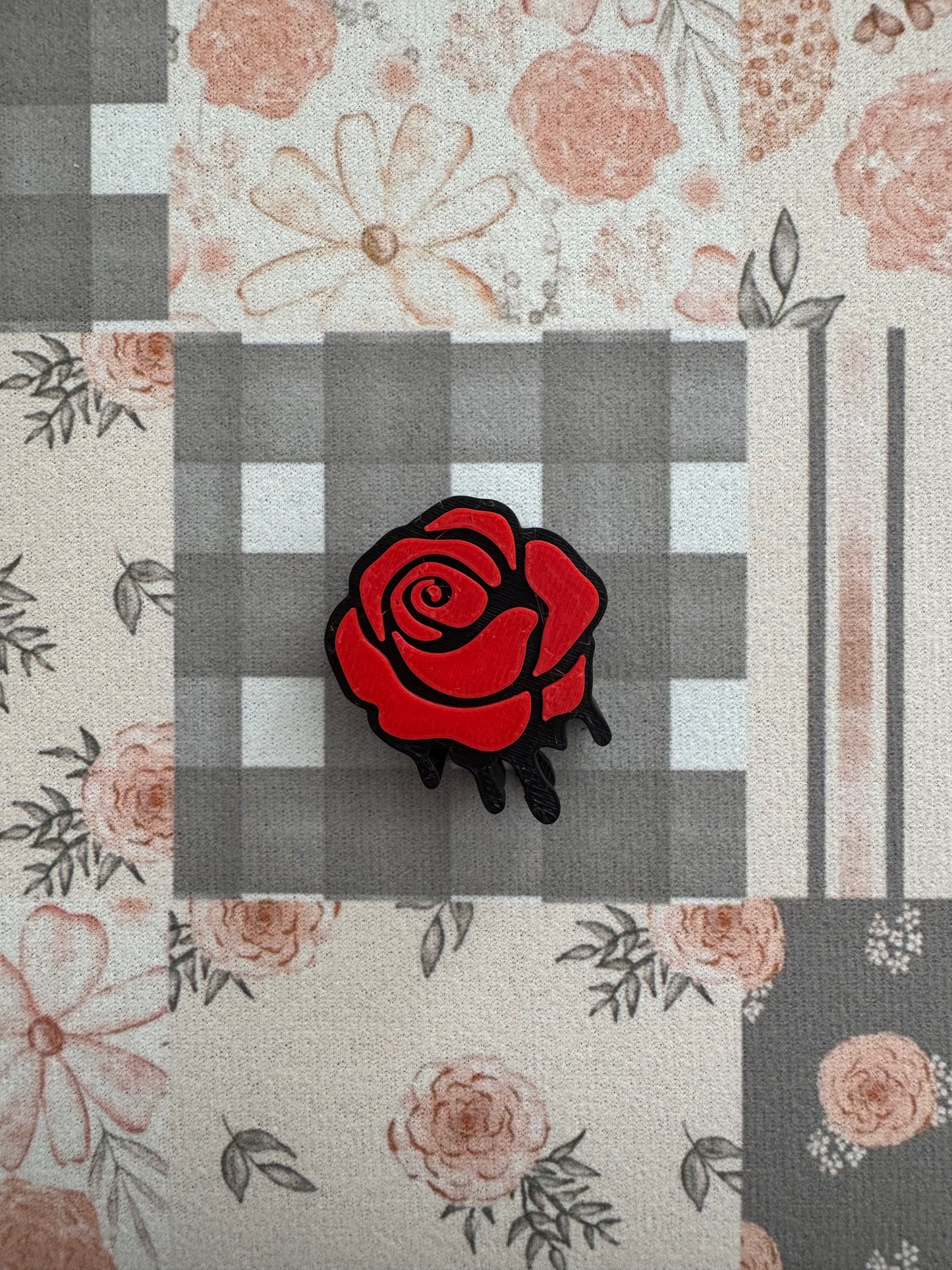 Drippy Rose Straw Topper