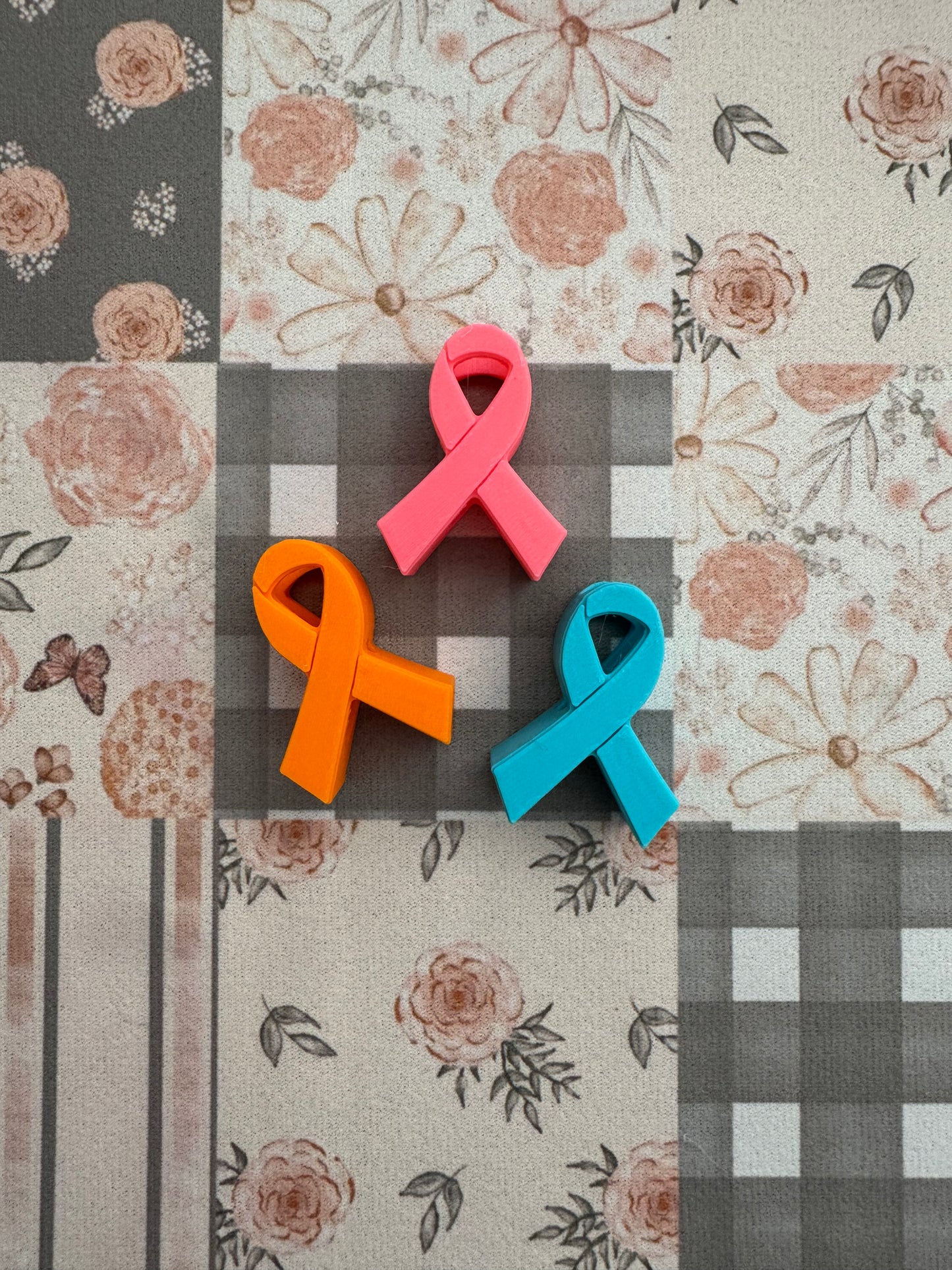 Awareness Ribbon Straw Topper