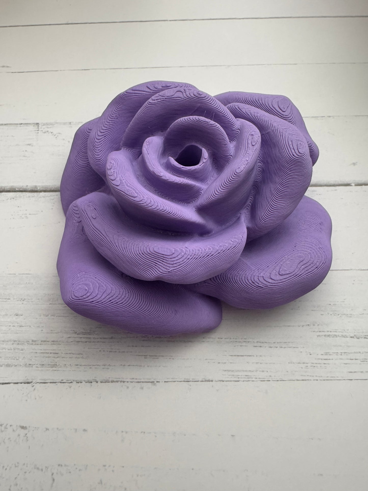 Large 24oz Rose Lid Straw Topper