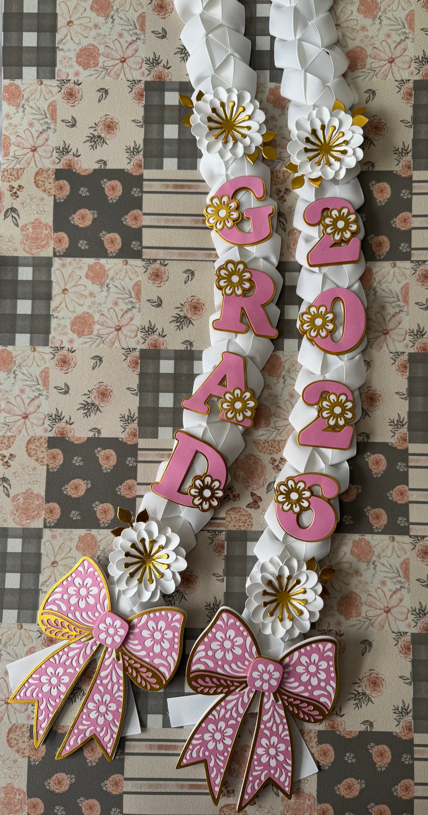 Floral Graduation Lei