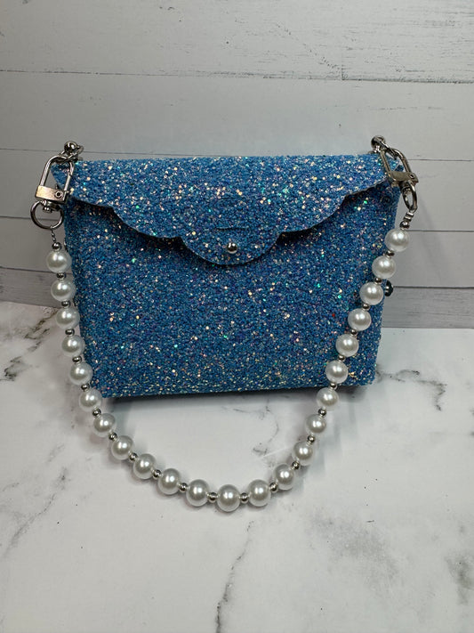 Glitter Faux Leather Purse