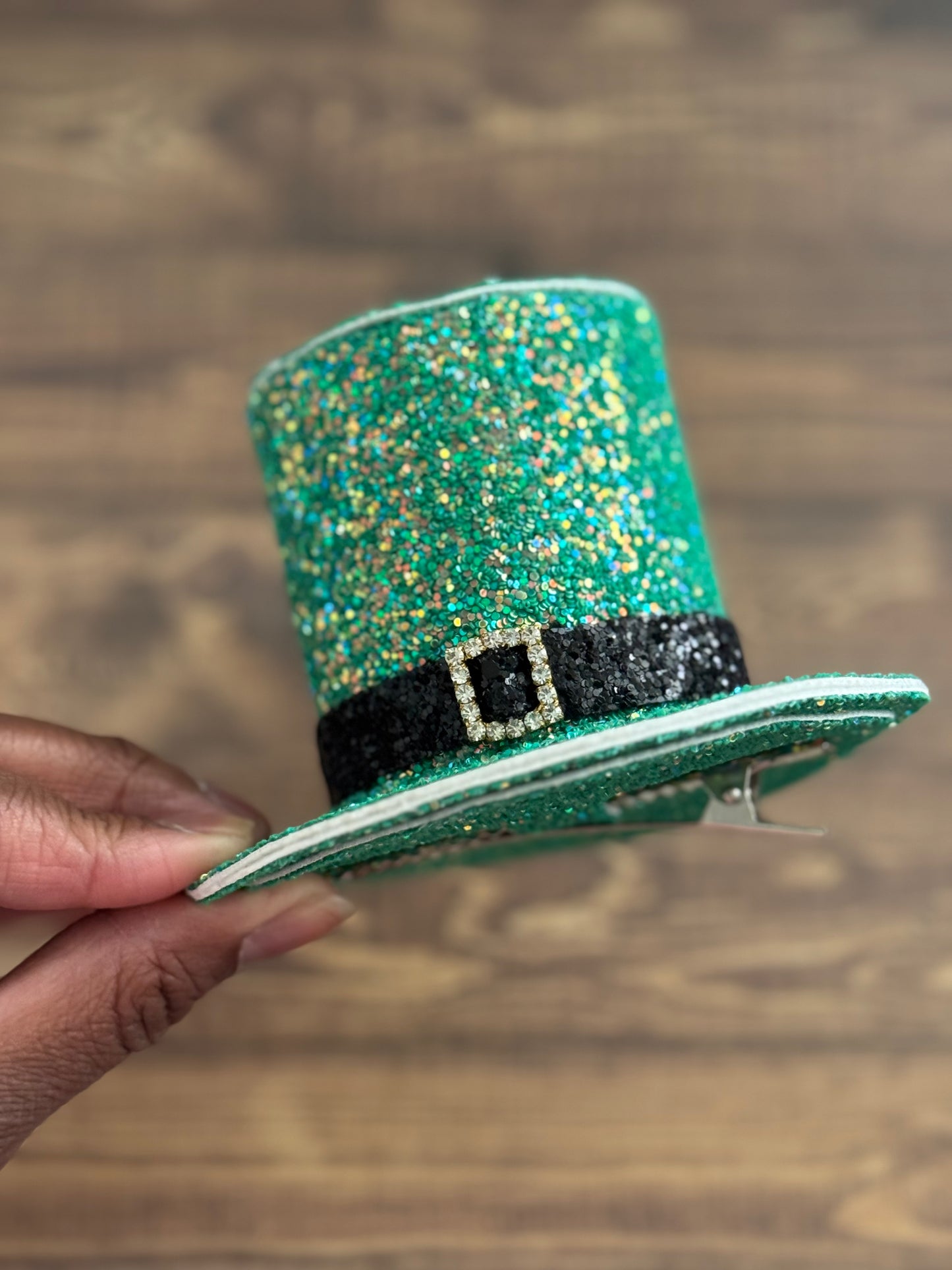 Lucky Top Hat Hair Bow
