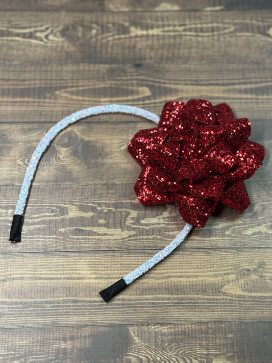 Christmas Gift Bow Headband