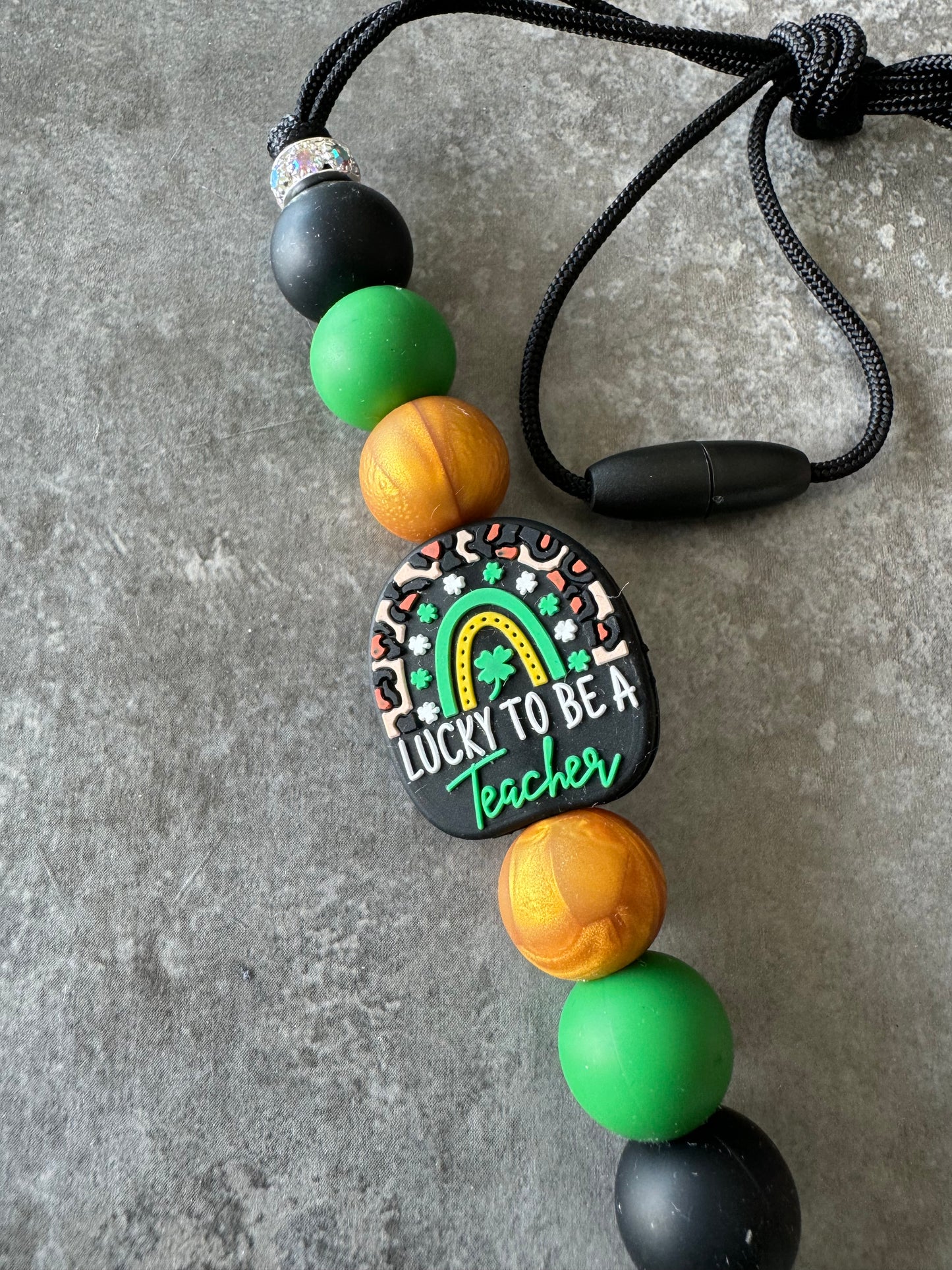 Lucky To Be A Teacher Lanyard
