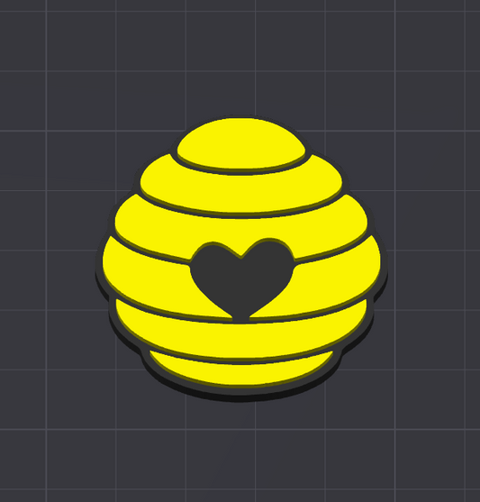 Bee Hive Bow Charm