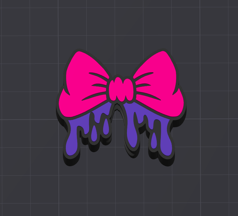 Drip Bow Straw Topper