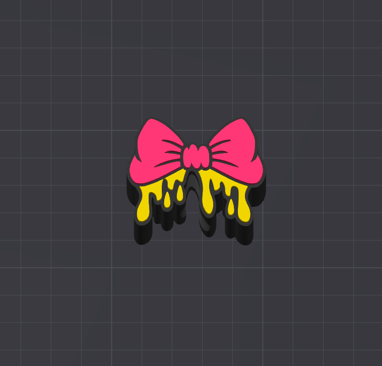 Drip Bow Straw Topper