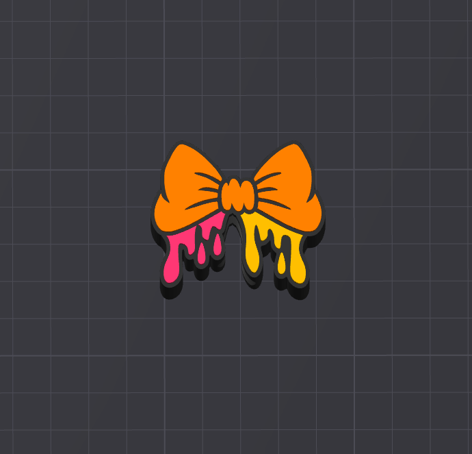 Drip Bow Straw Topper