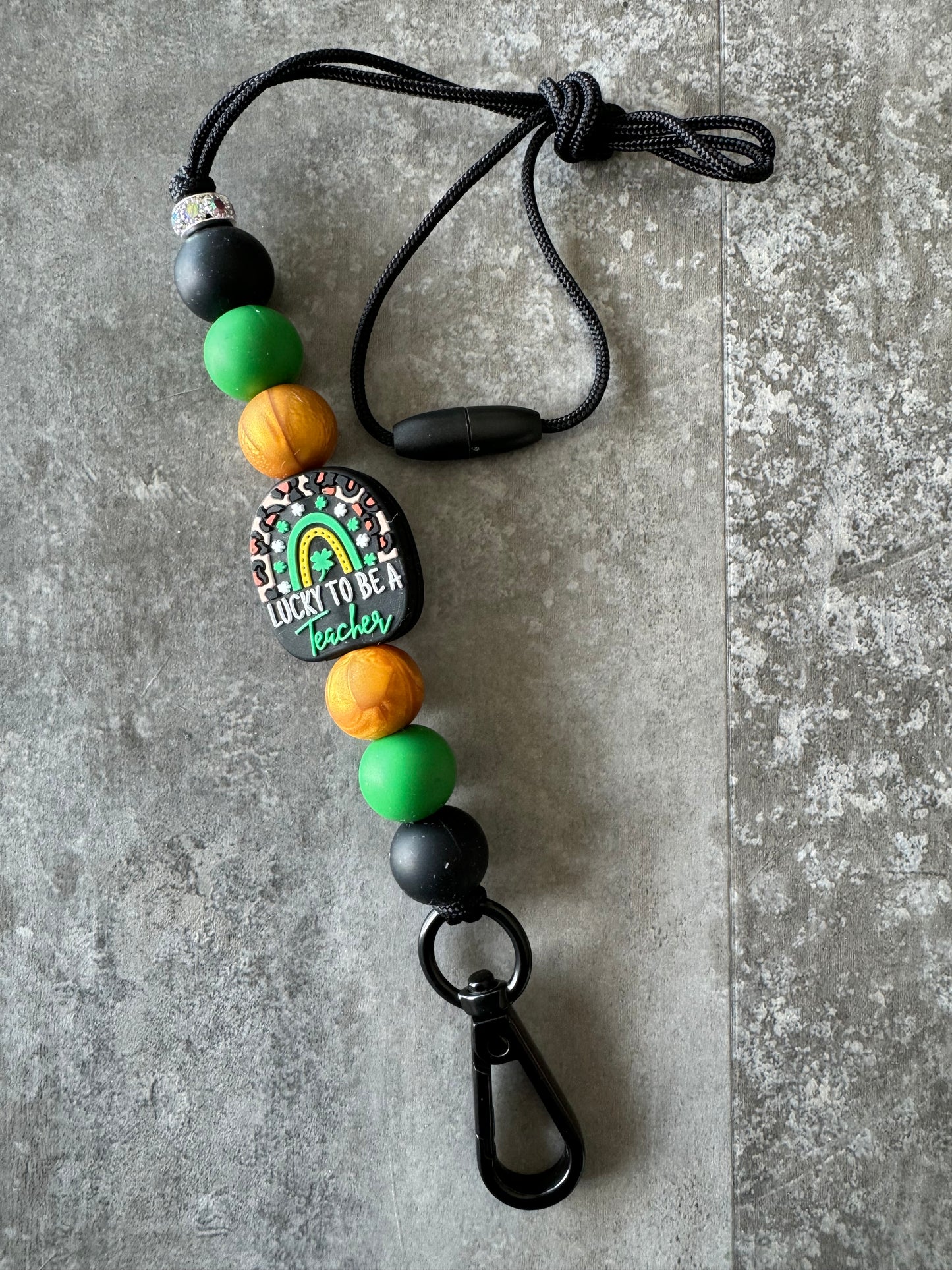 Lucky To Be A Teacher Lanyard