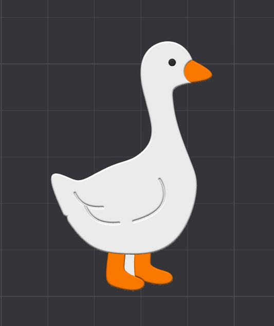 Goose Charm