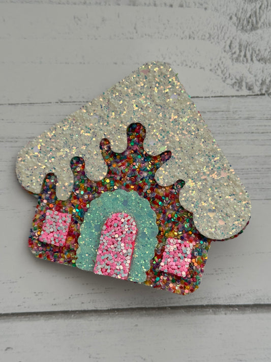 Reindeer/Gingerbread Hair Clips