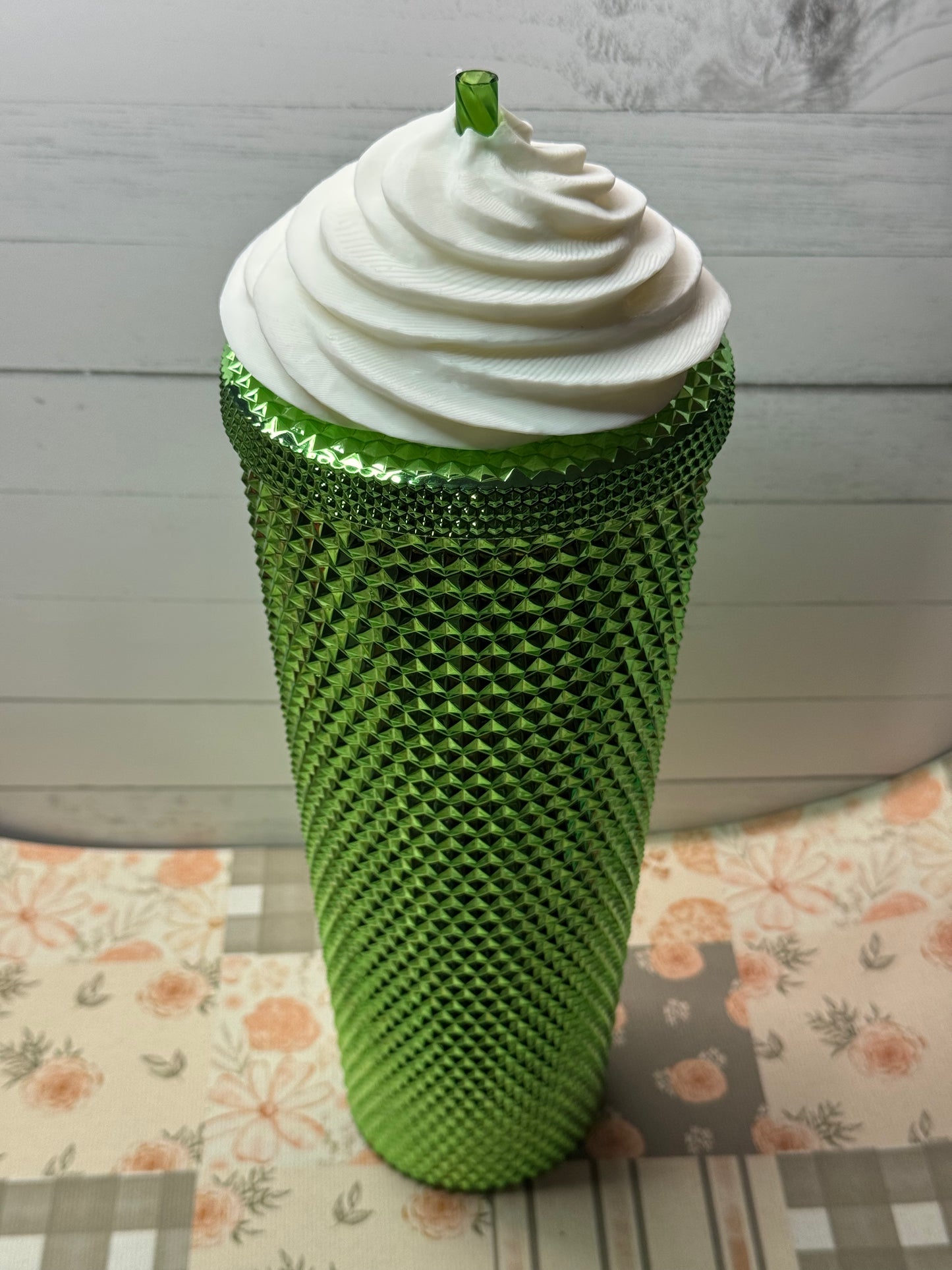 Whipped Topping Lid/Straw Topper