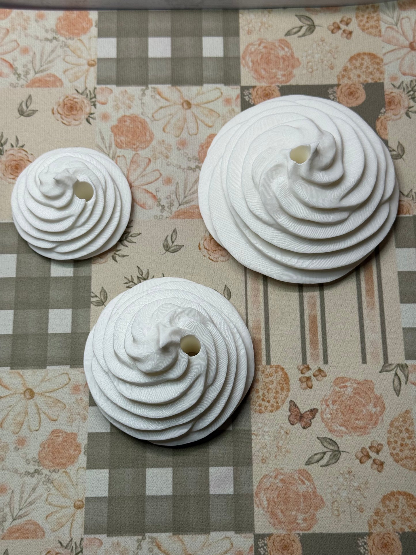 Whipped Topping Lid/Straw Topper