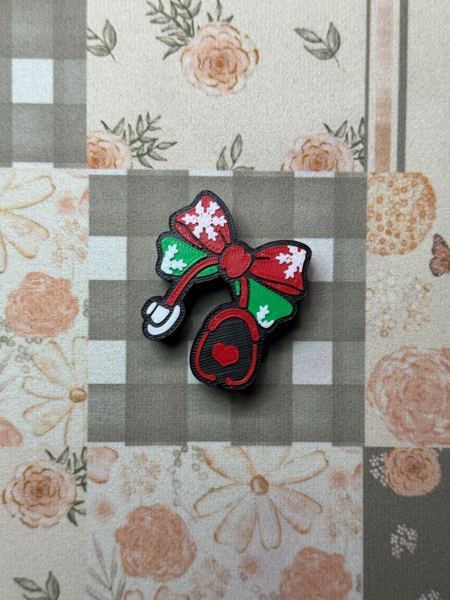 Nurse Bow Straw Topper