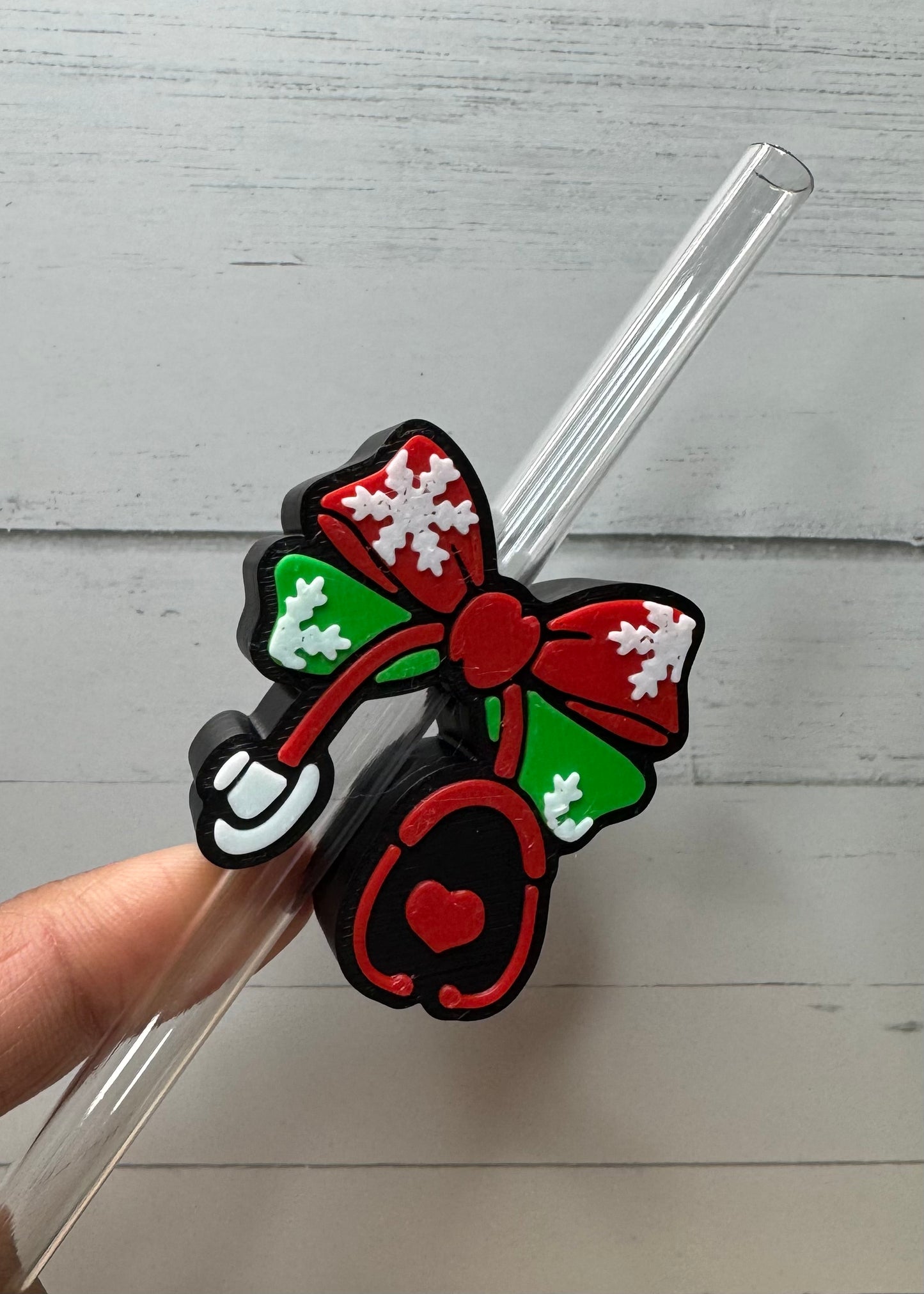 Nurse Bow Straw Topper