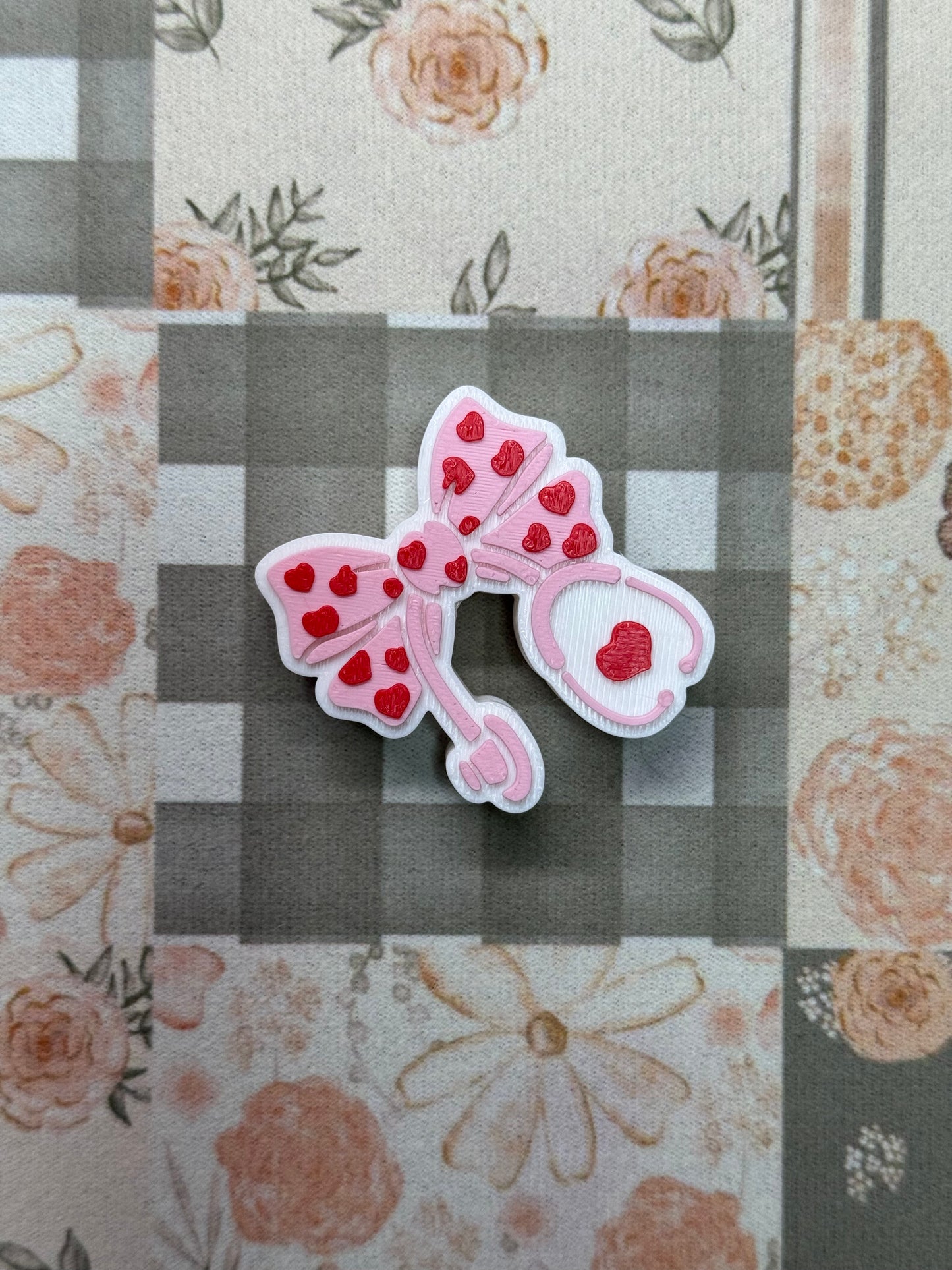 Nurse Bow Straw Topper