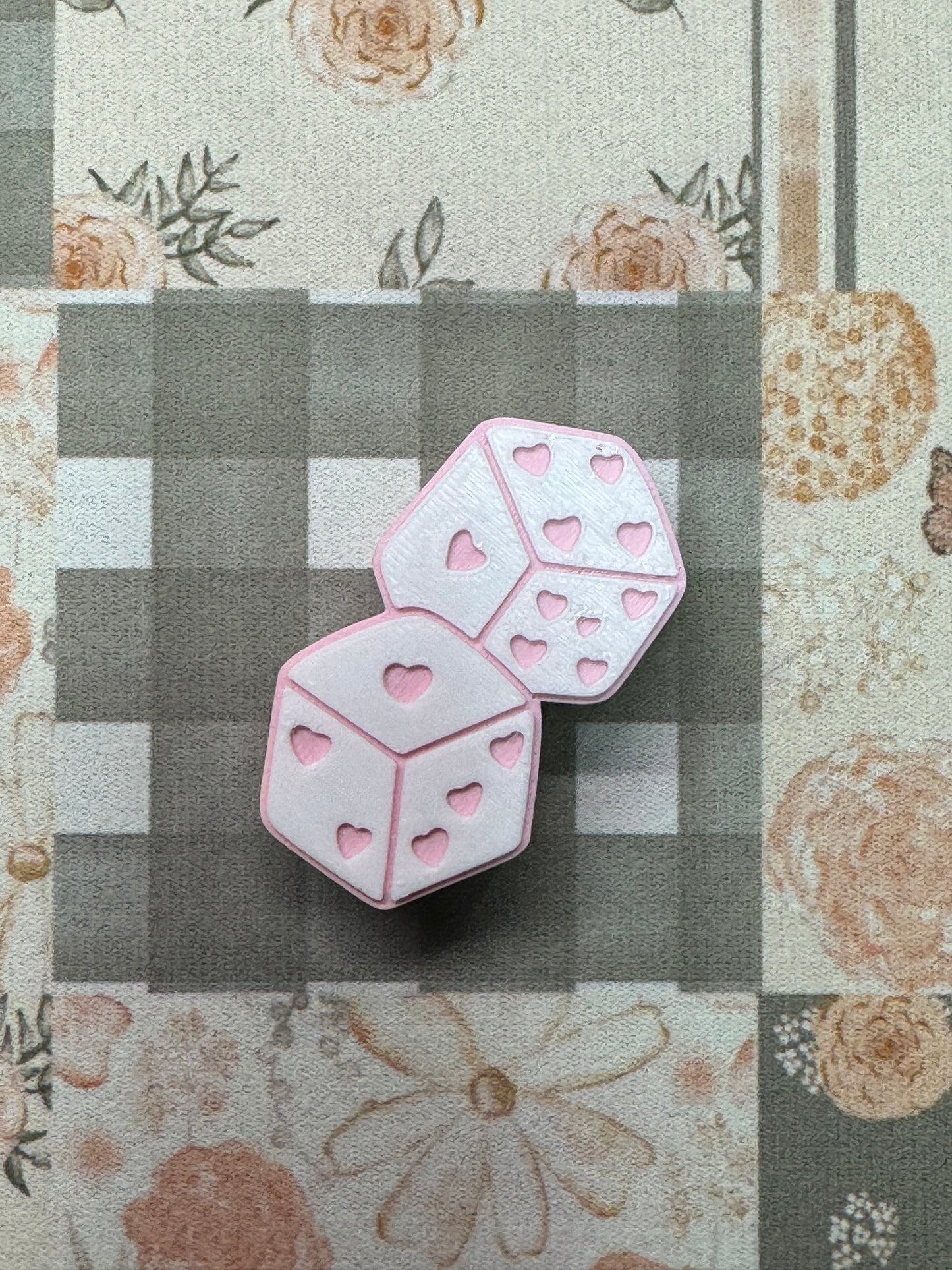 Heart Dice Straw Topper