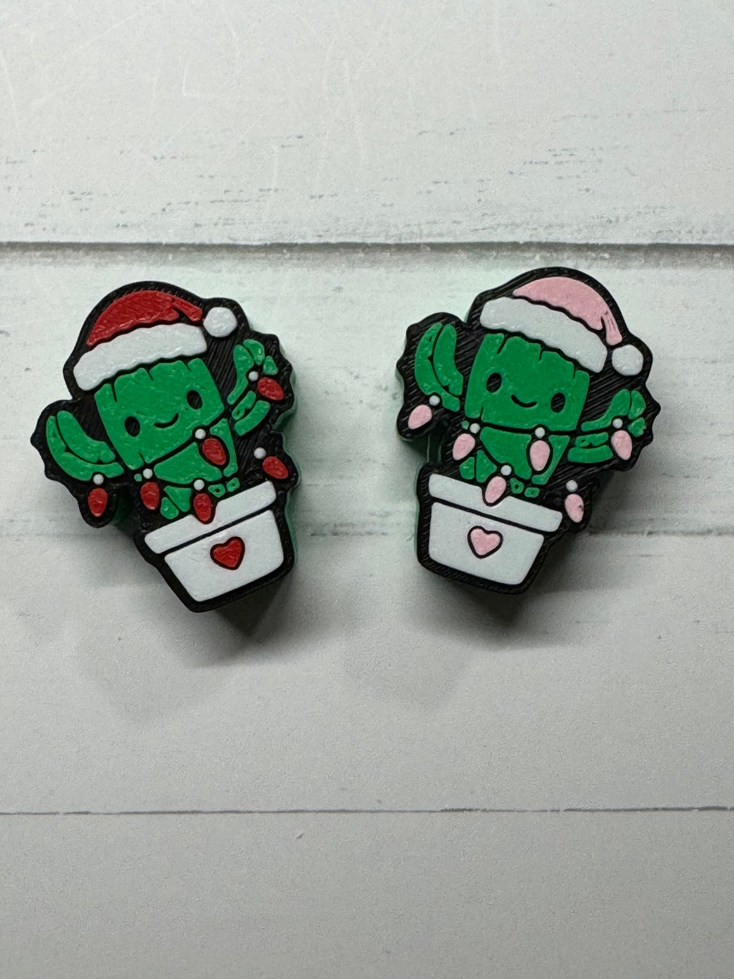 Cactus Claus Straw Topper