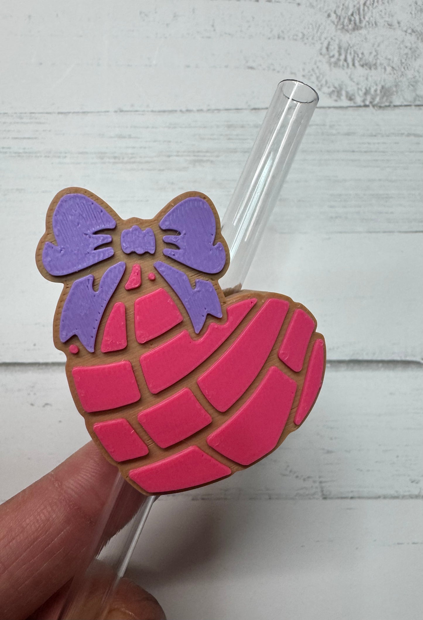 Concha Bow Straw Topper