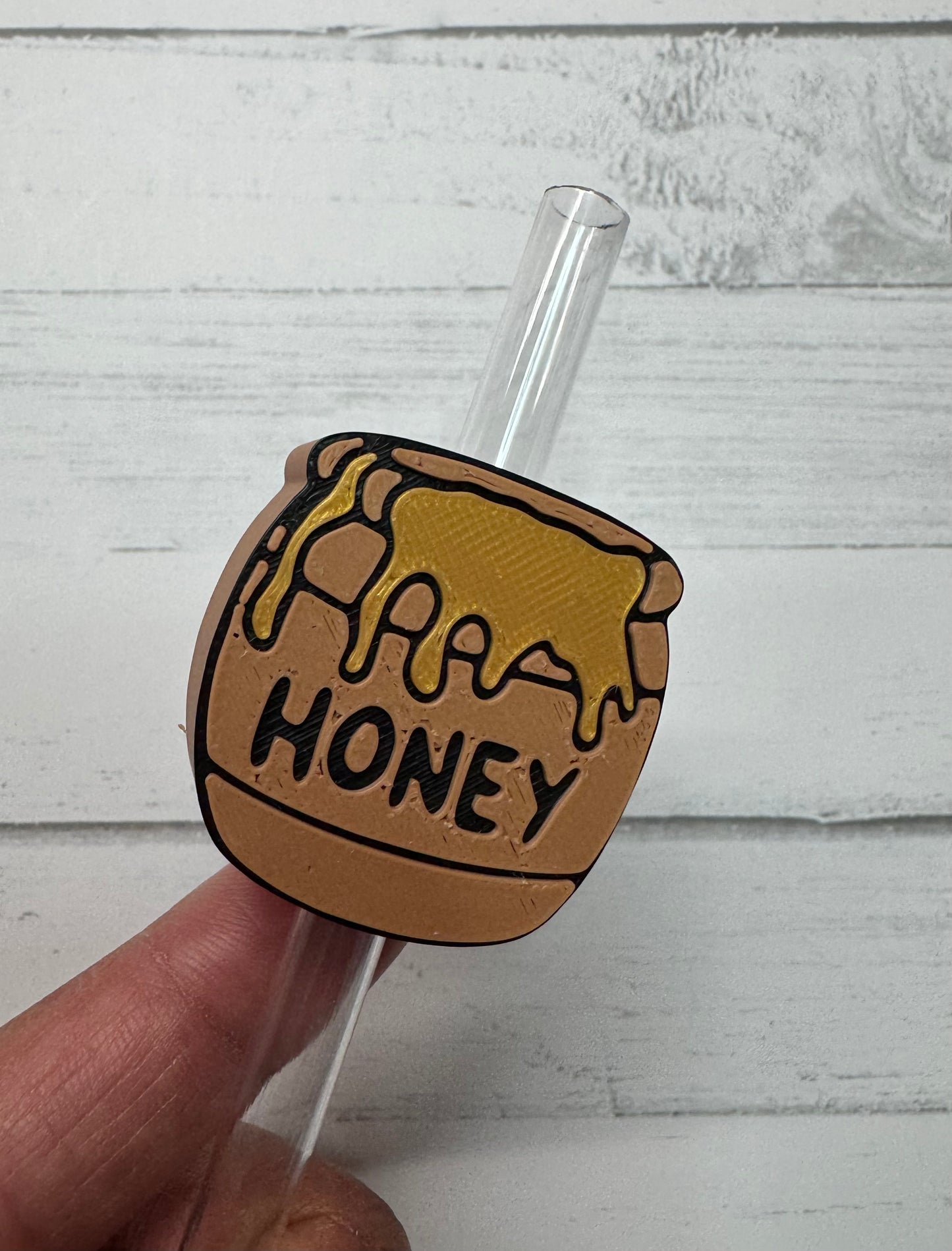 Honey Pot Straw Topper
