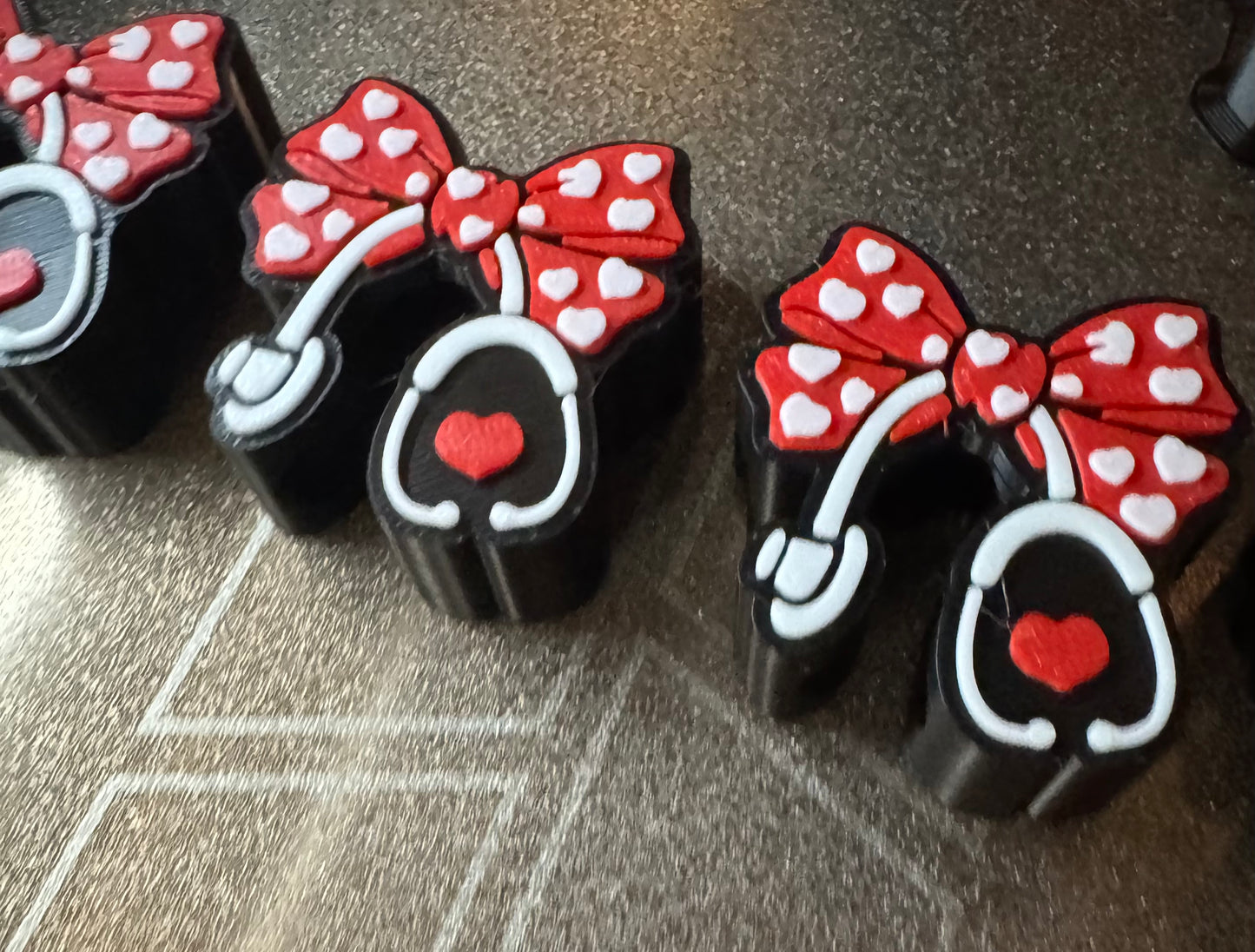 Nurse Bow Straw Topper