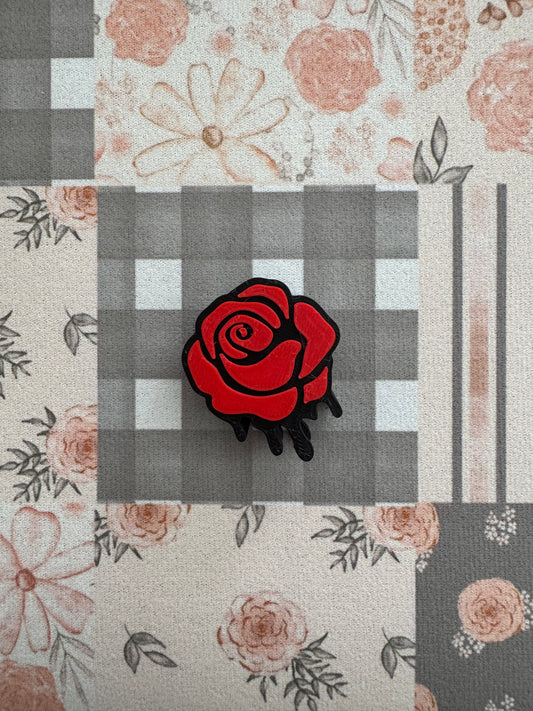 Drippy Rose Straw Topper