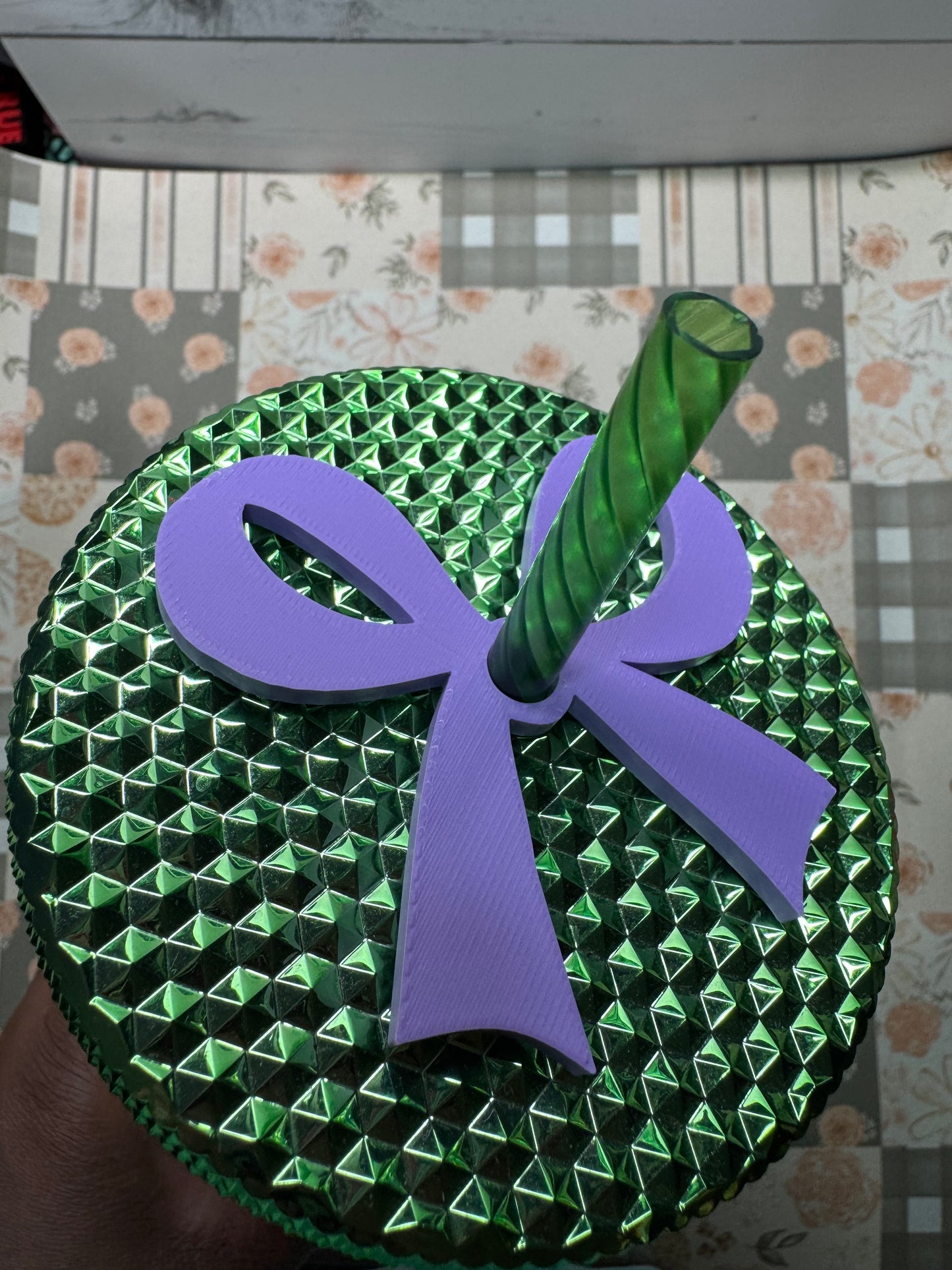 Large Bow Straw Toppers