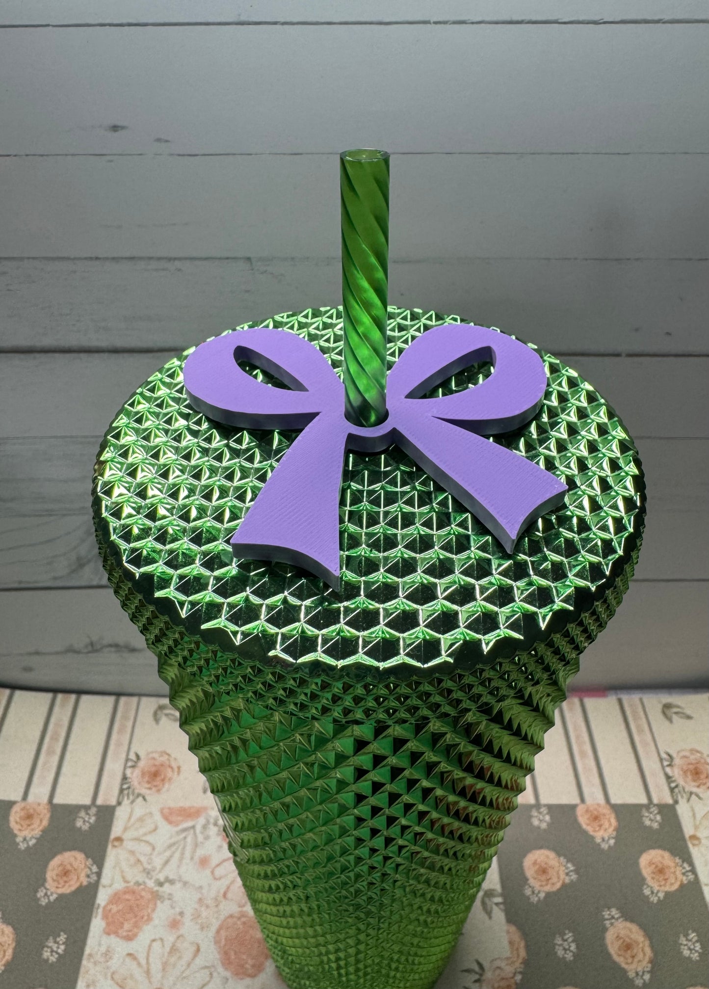 Large Bow Straw Toppers