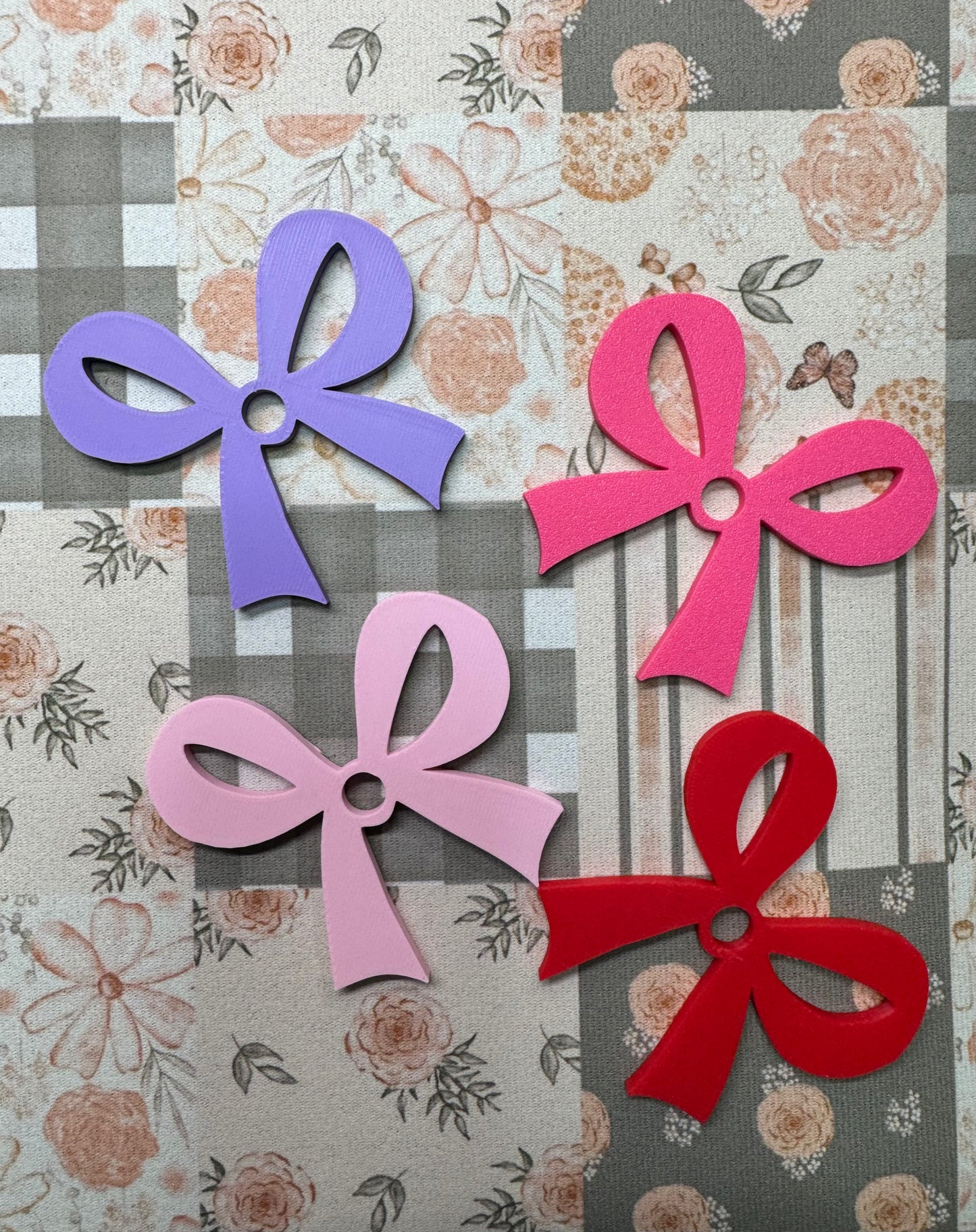 Large Bow Straw Toppers