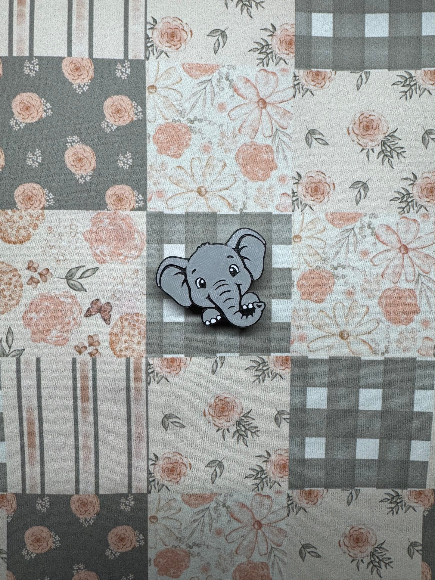 Cute Elephant Straw Topper