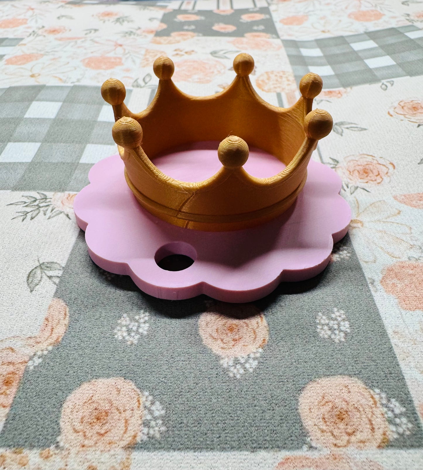 Crown Cup Lid Straw Topper