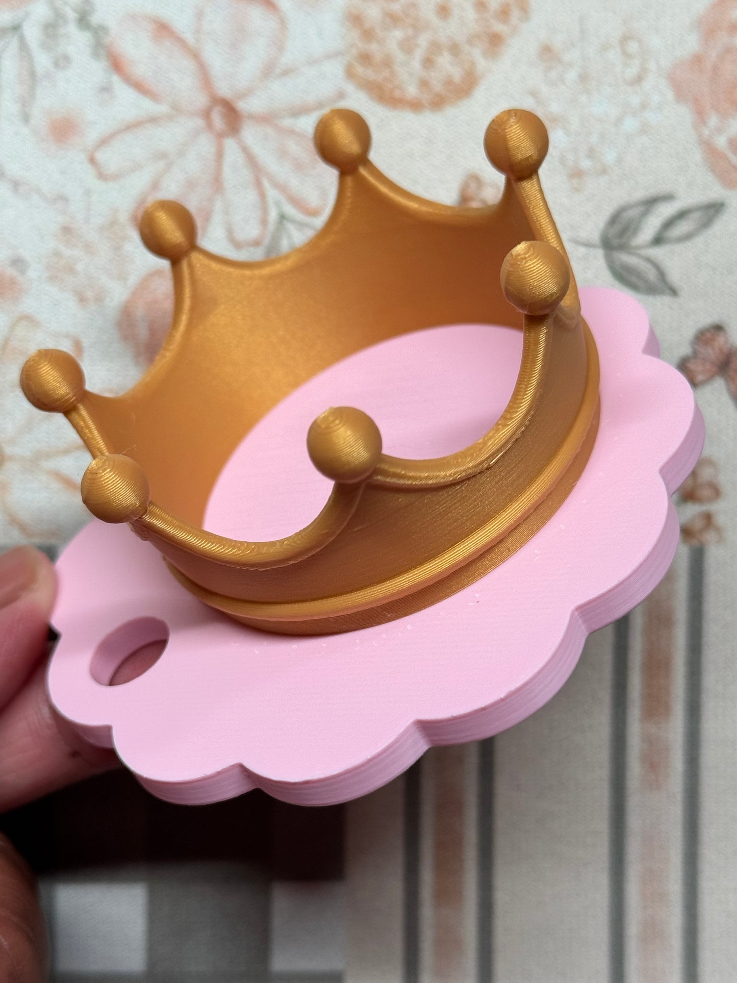 Crown Cup Lid Straw Topper