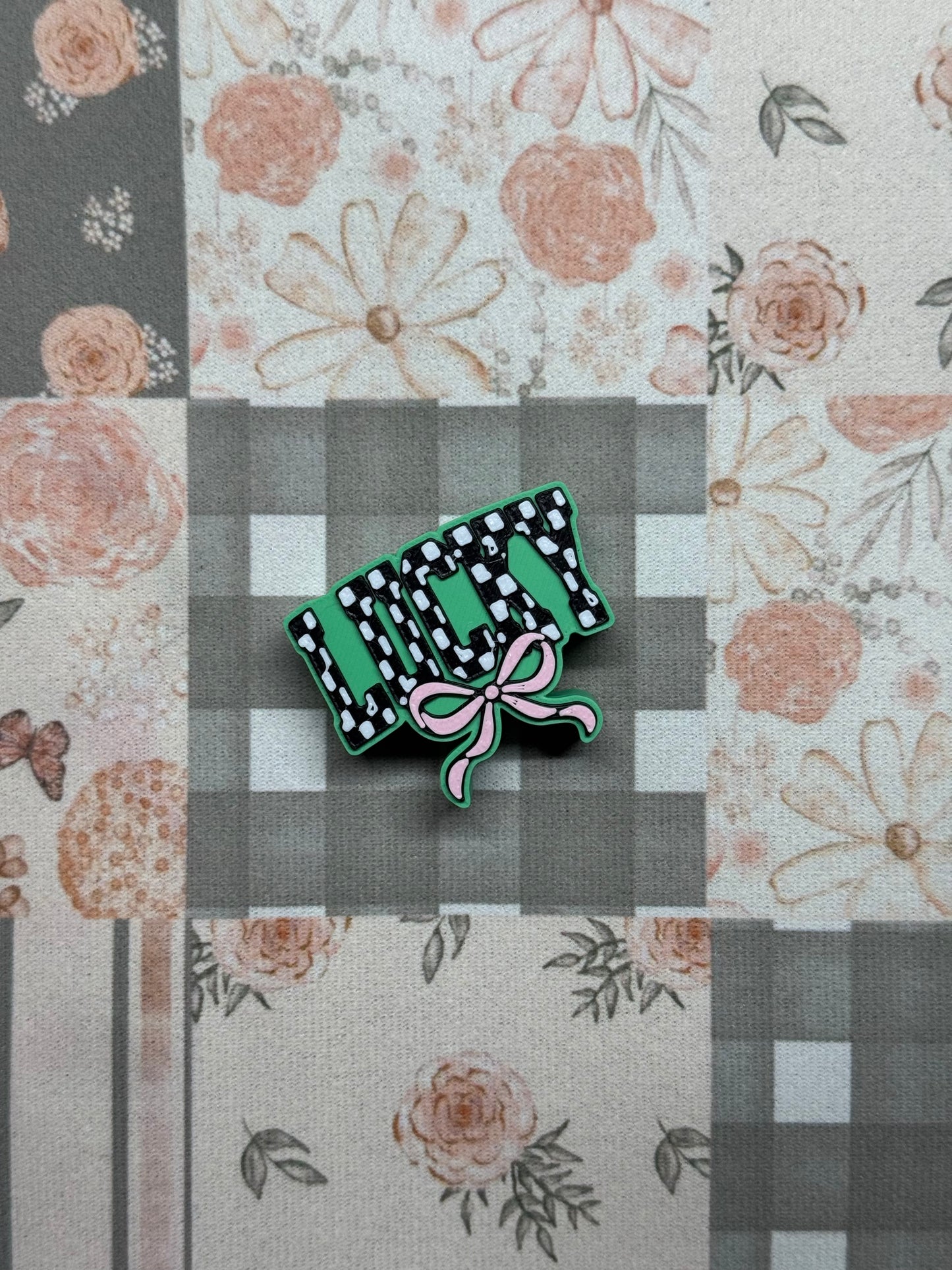 Lucky Bow Straw Topper