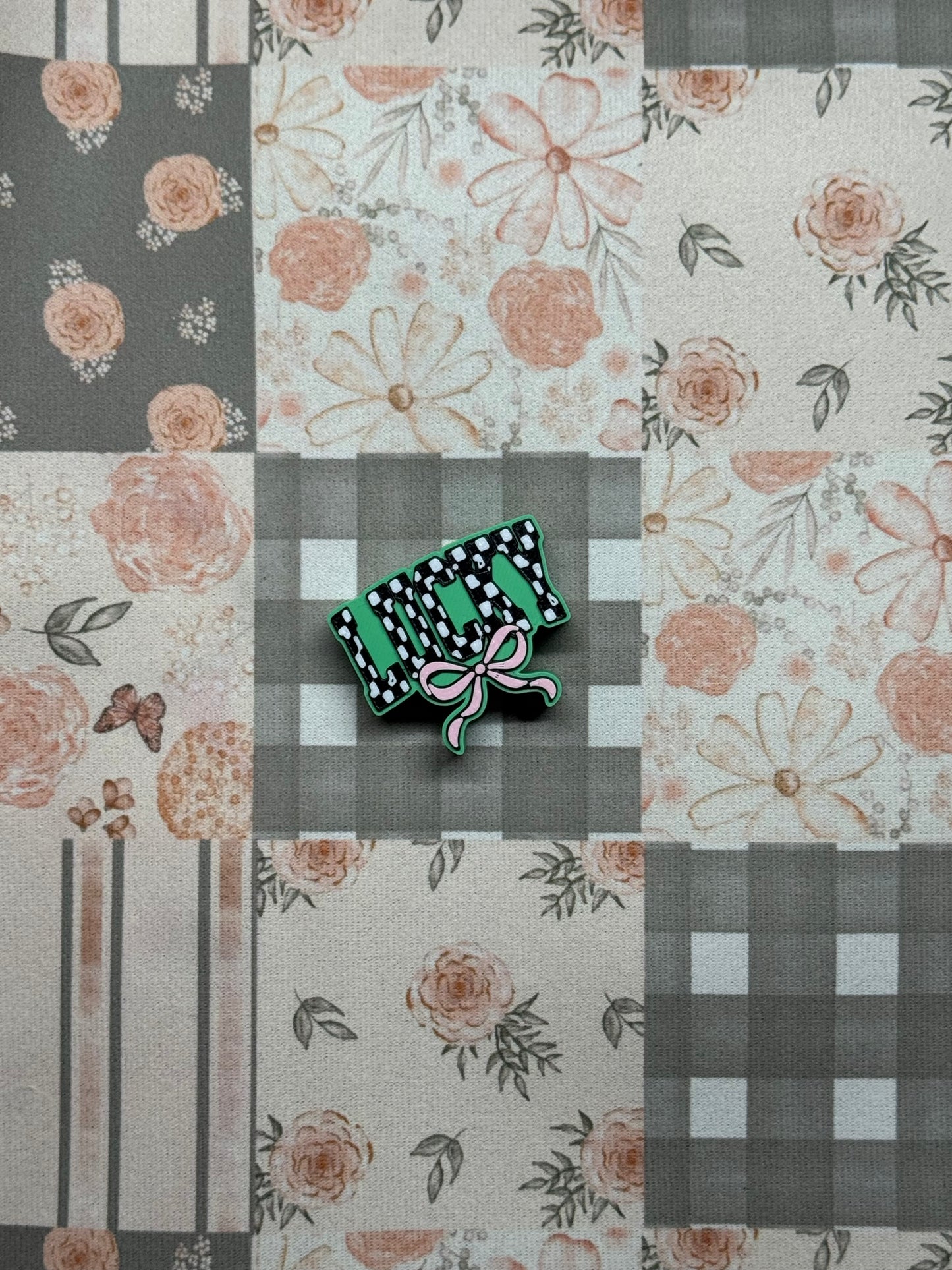 Lucky Bow Straw Topper