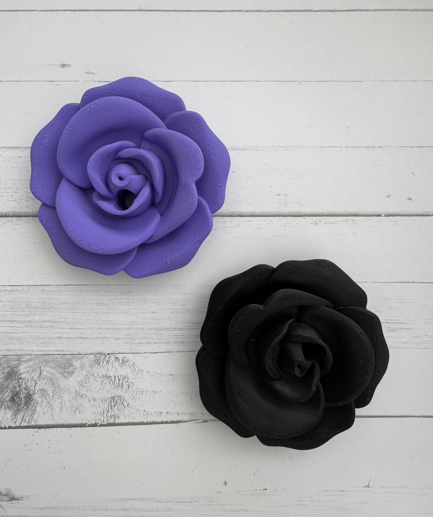 Large Rose Straw Topper