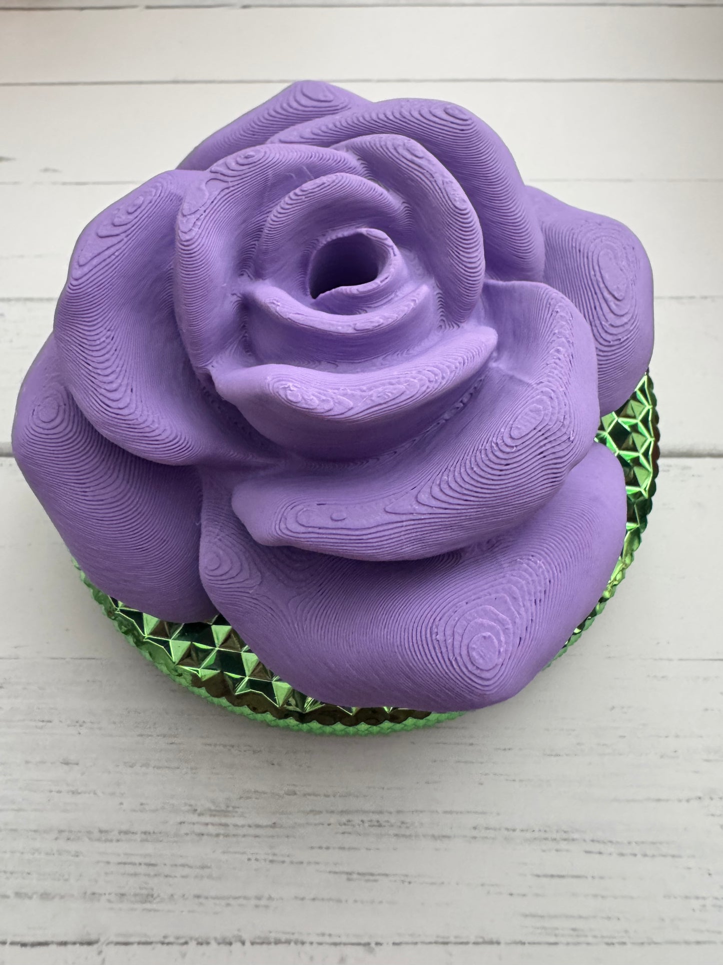 Large 24oz Rose Lid Straw Topper