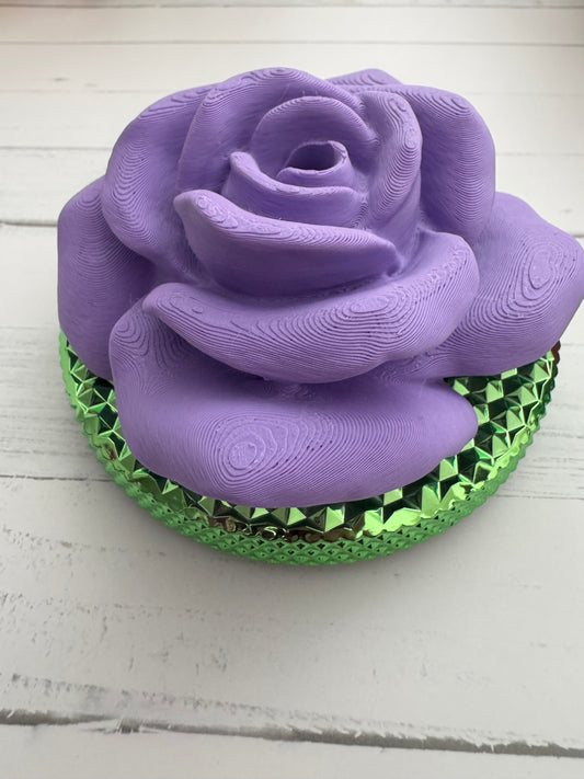 Large 24oz Rose Lid Straw Topper