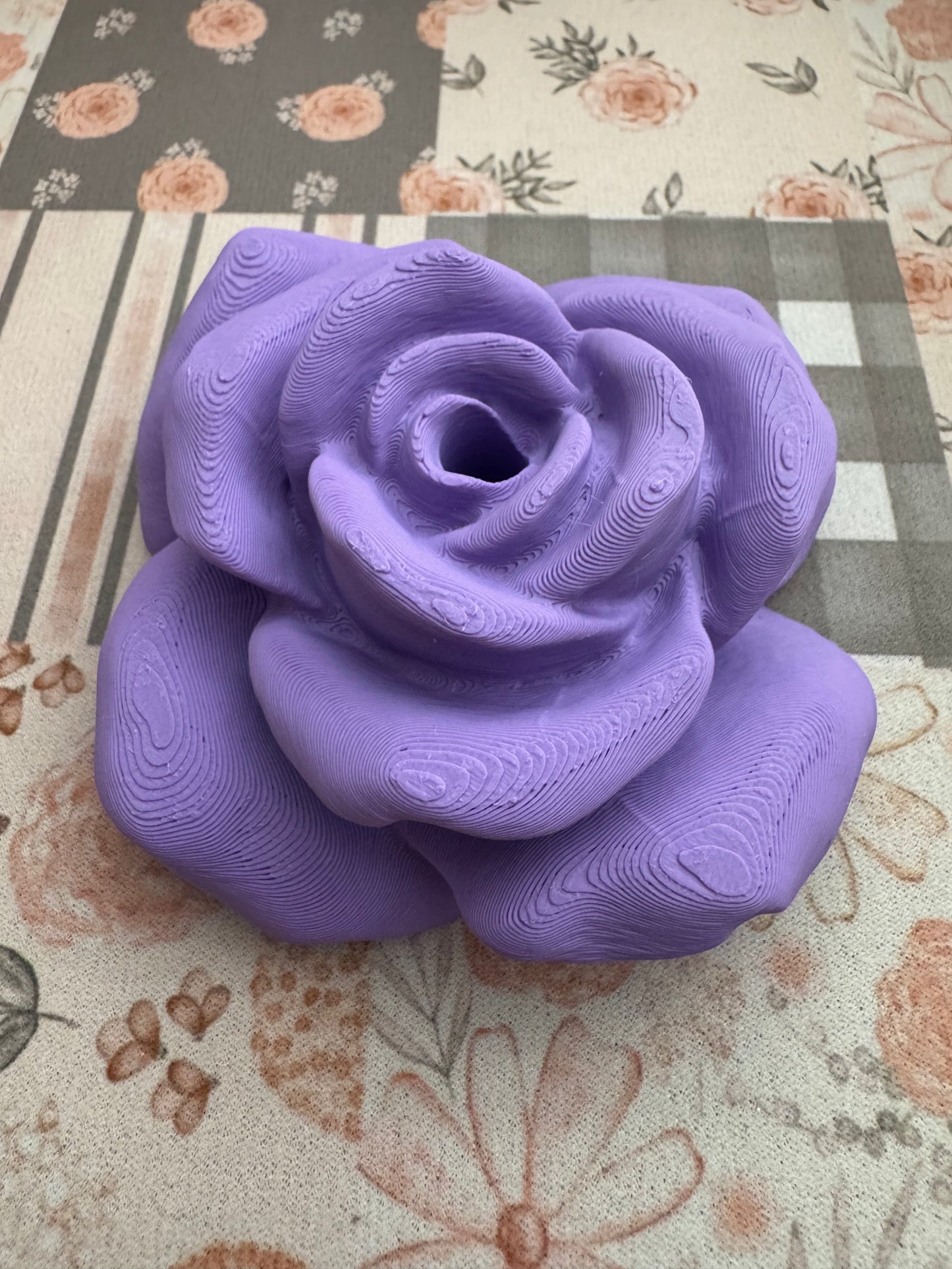 Large 24oz Rose Lid Straw Topper