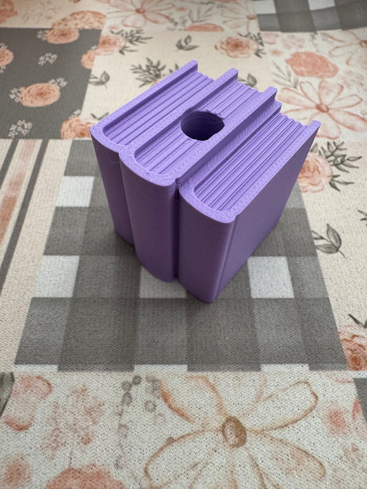 Stack of Books Straw Topper