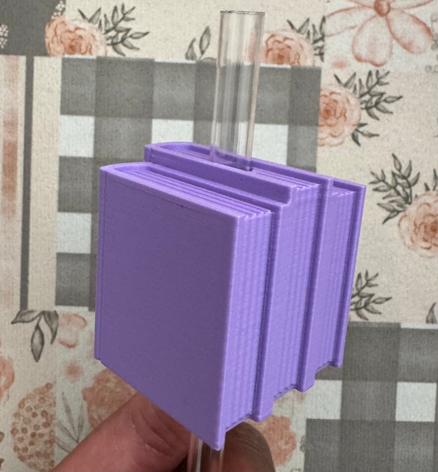 Stack of Books Straw Topper