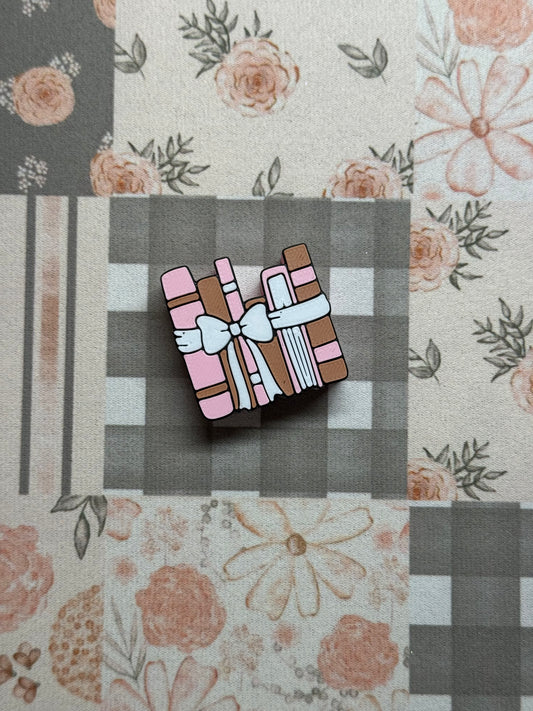Cute Books Straw Topper