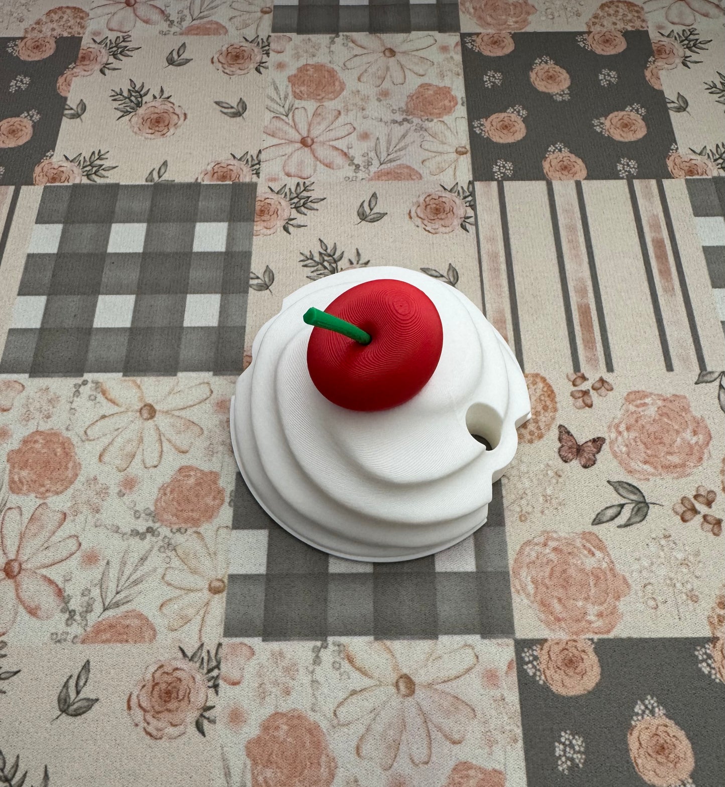 Whipped Cherry Lid Straw Topper