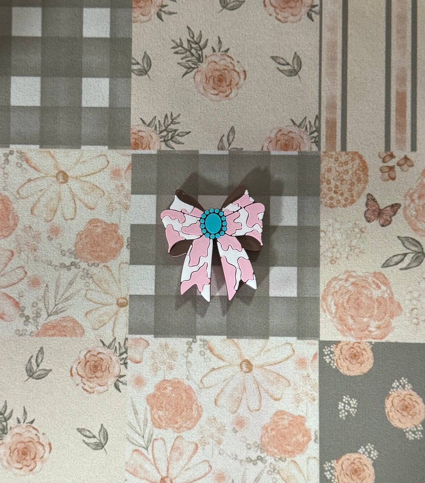 Cowhide Bow CHARM