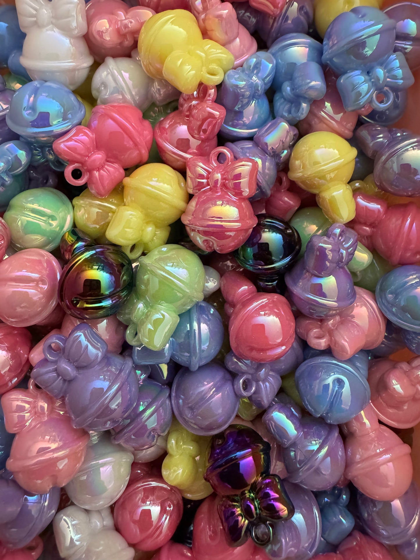 Bell Pendant Beads/Charms (12pcs)