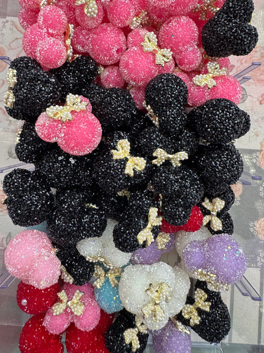 Mouse Head Fancy Sugar Bead