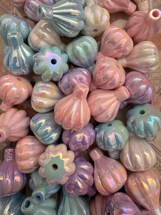 Large Iridescent Balloon Bead