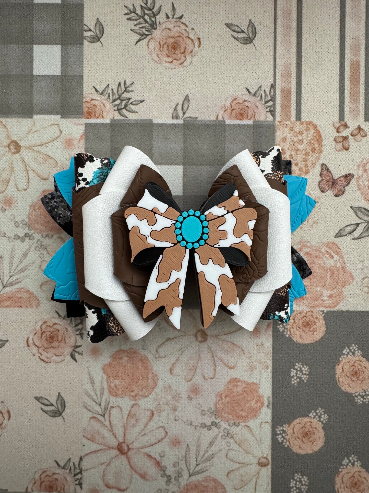 Cowhide Bow CHARM