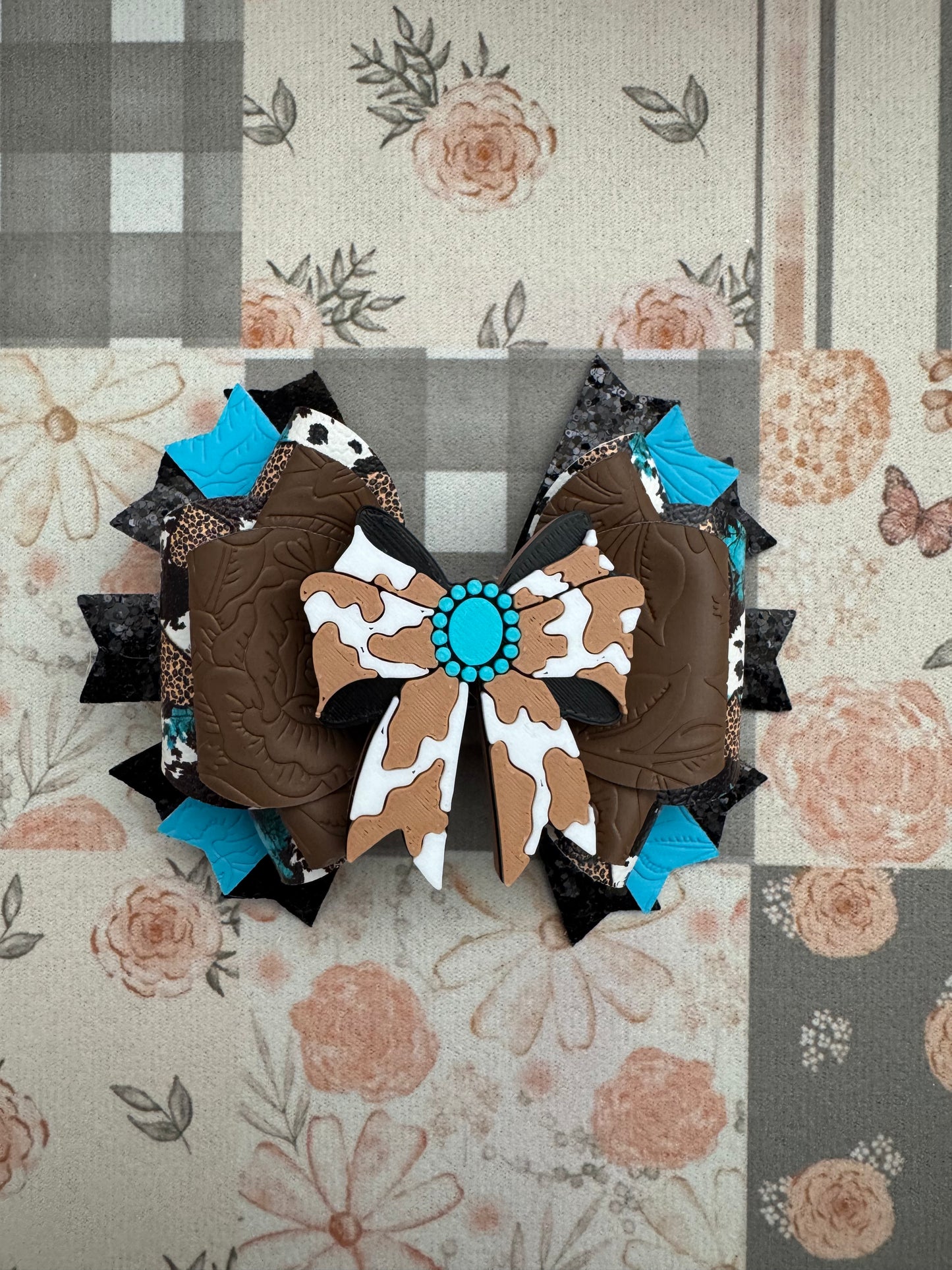 Cowhide Bow CHARM